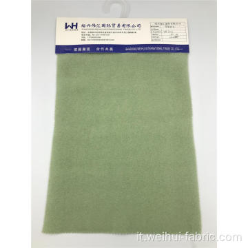 Tessuti verde chiaro lavorati a maglia di alta qualità 85% T / 15% R